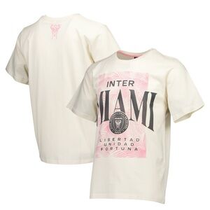 Inter Miami CF '90s Heavyweight Relaxed T-Shirt - Cream